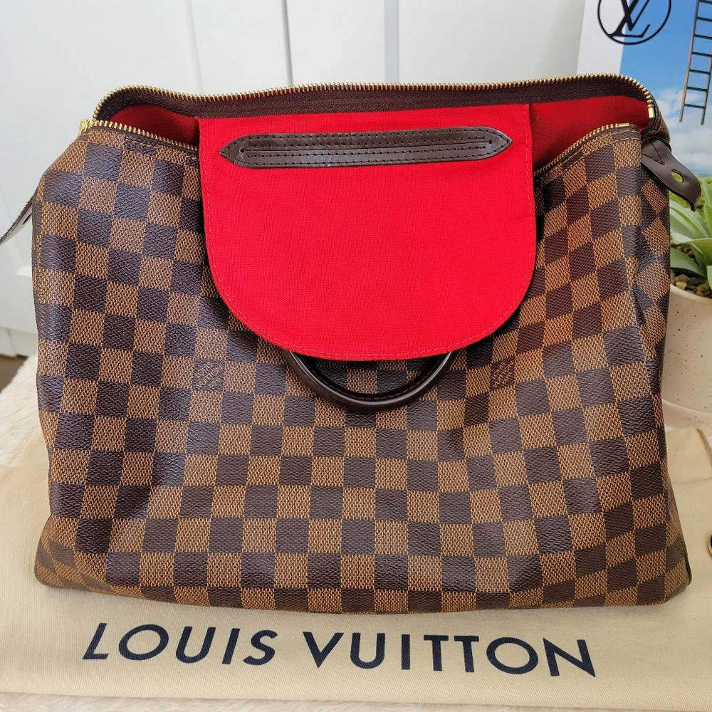 Louis Vuitton Speedy 35 Damier Ebene Handbag